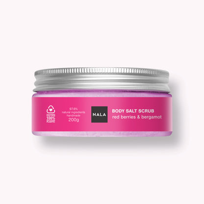 Body Salt Scrub - Red Berries &amp; Bergamot