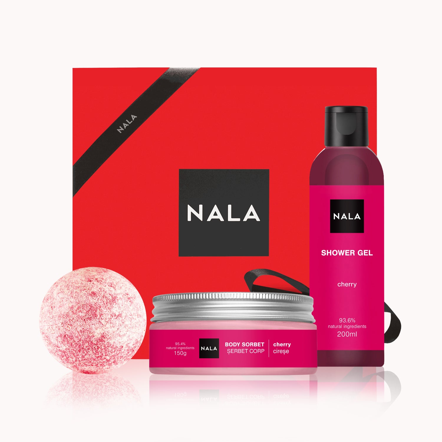 Bath &amp; Hydration Set - Cherry (Sorbet)