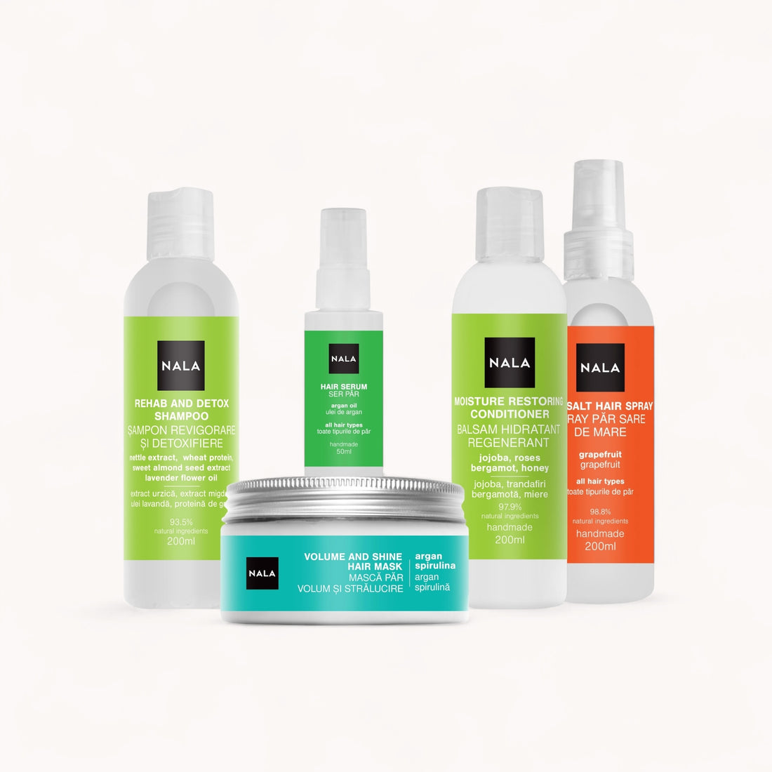 Hair Treatment &amp; Styling Set - Revitalization and Hydration