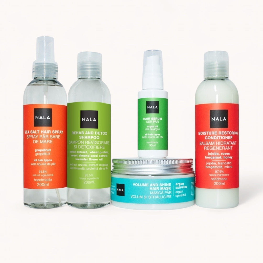 Hair Treatment &amp; Styling Set - Revitalization and Hydration