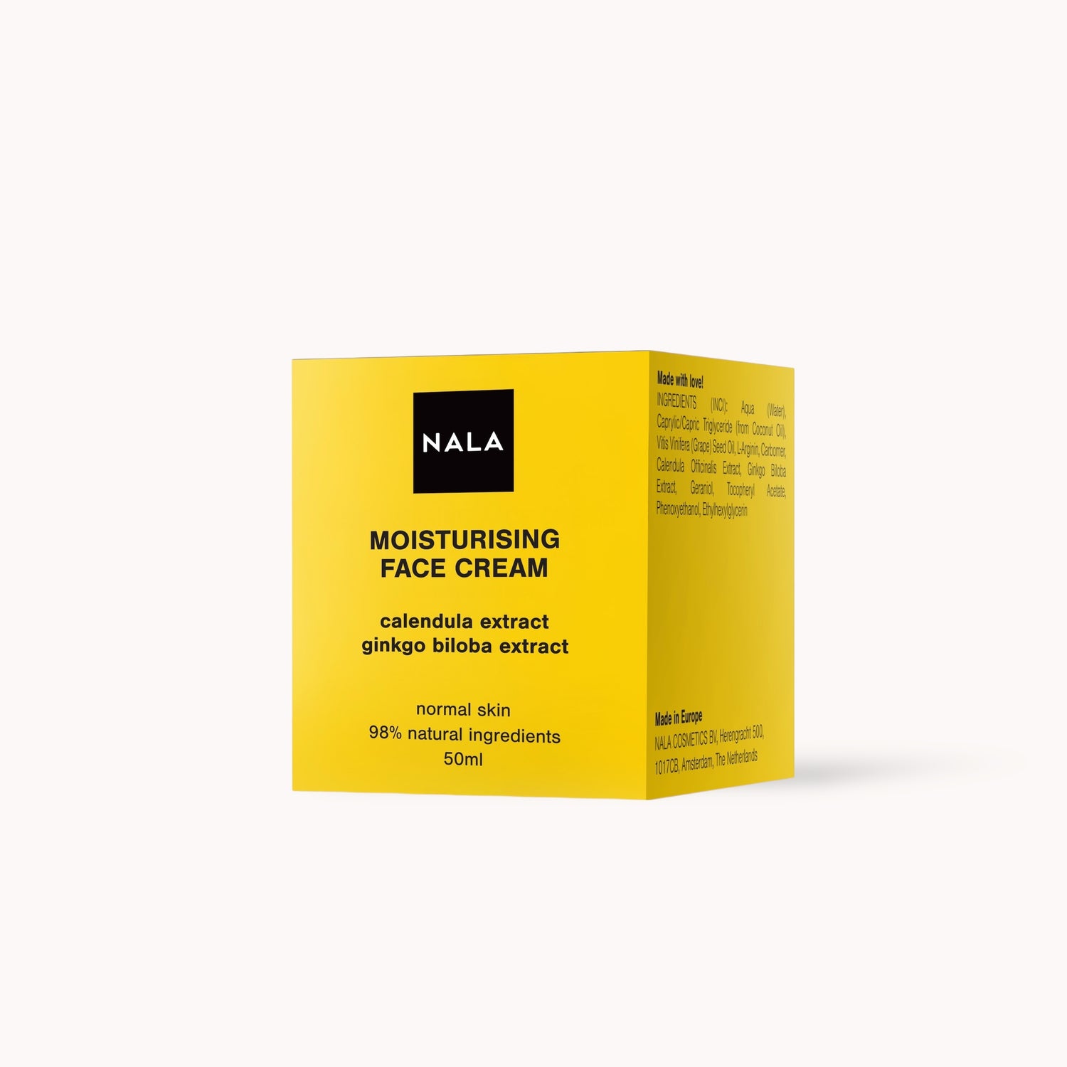 Hydrating Cream – Normal Skin – Calendula Extract, Ginkgo Biloba &amp; Grape Seed Oil