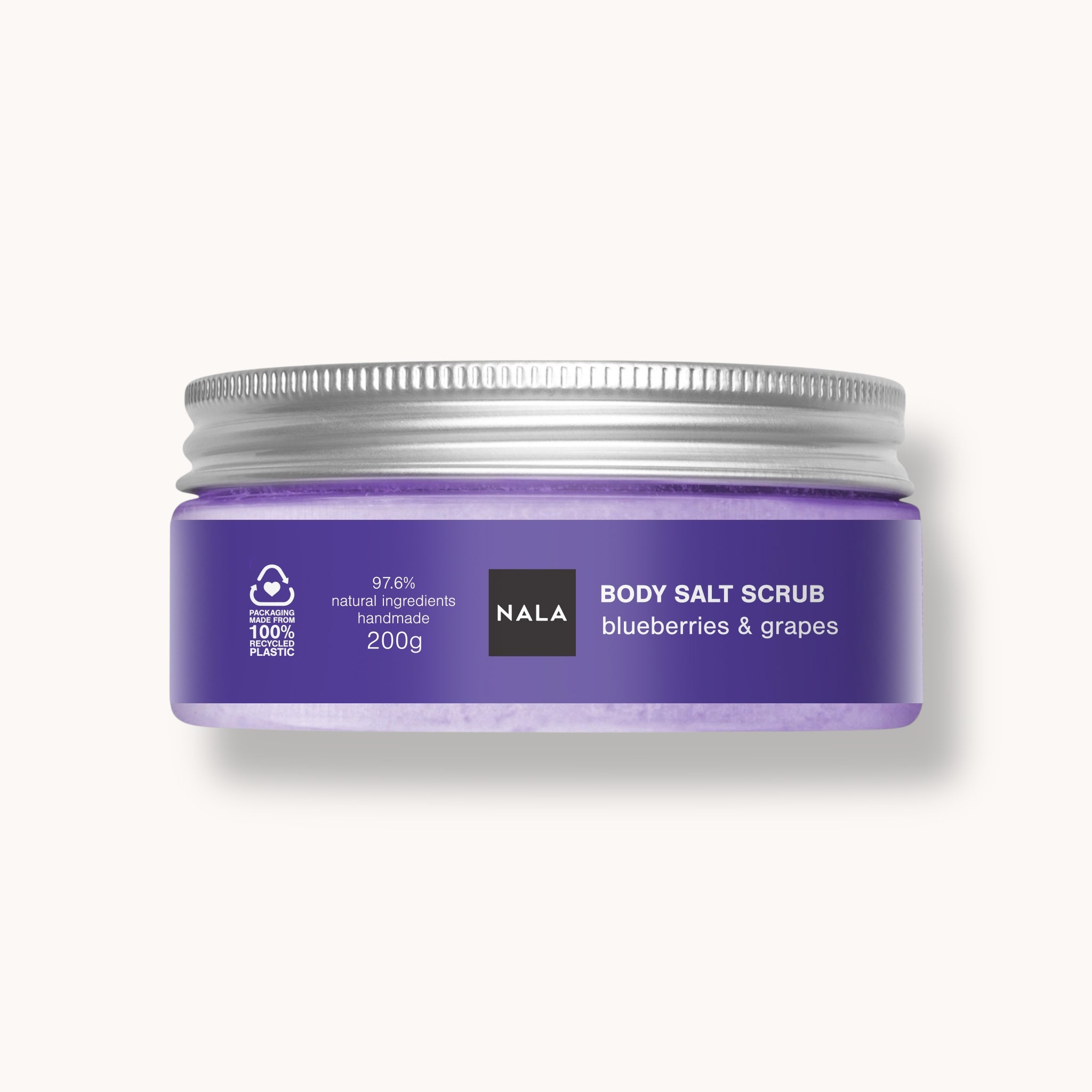 Body Salt Scrub - Blueberries &amp; Grapes