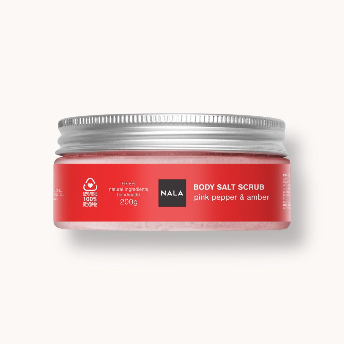 Body Salt Scrub – Pink Pepper &amp; Amber