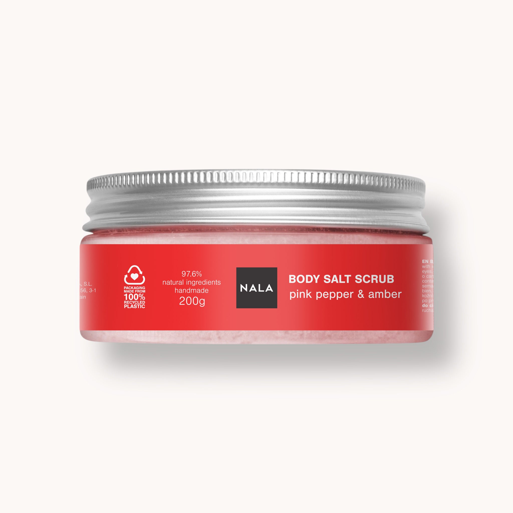 Body Salt Scrub – Pink Pepper &amp; Amber