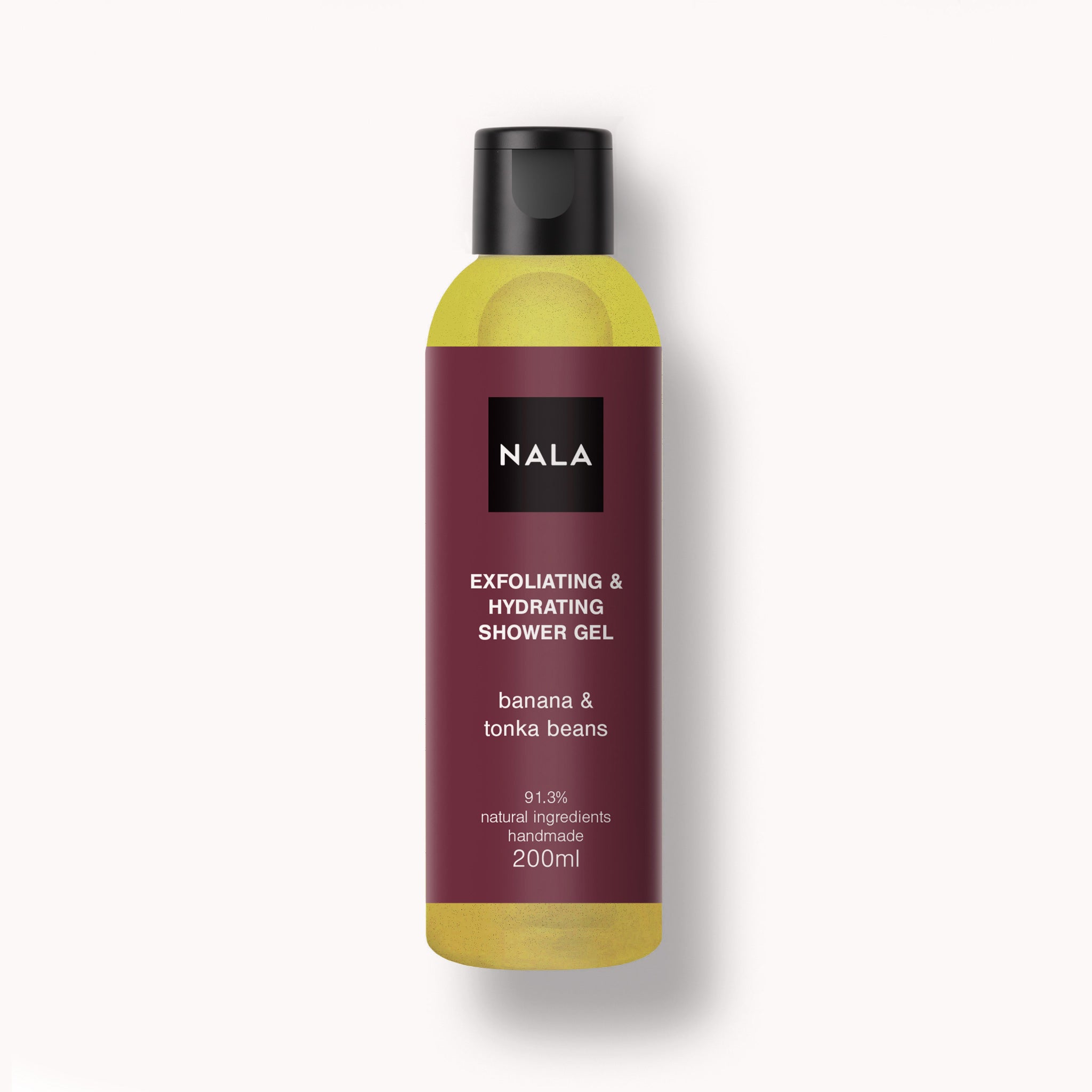 Exfoliating &amp; Hydrating Shower Gel - Banana &amp; Tonka Beans