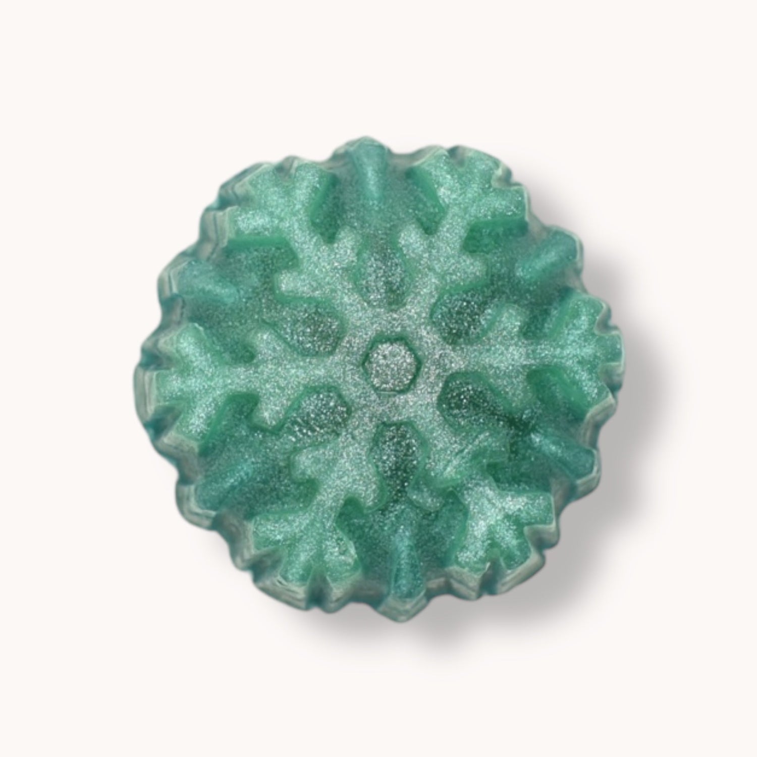 Natural Soap Snowflake - Caramel &amp; Vanilla