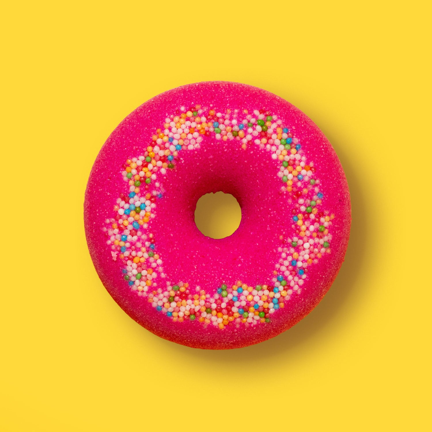 Effervescent Bath Bomb Donut - Raspberry