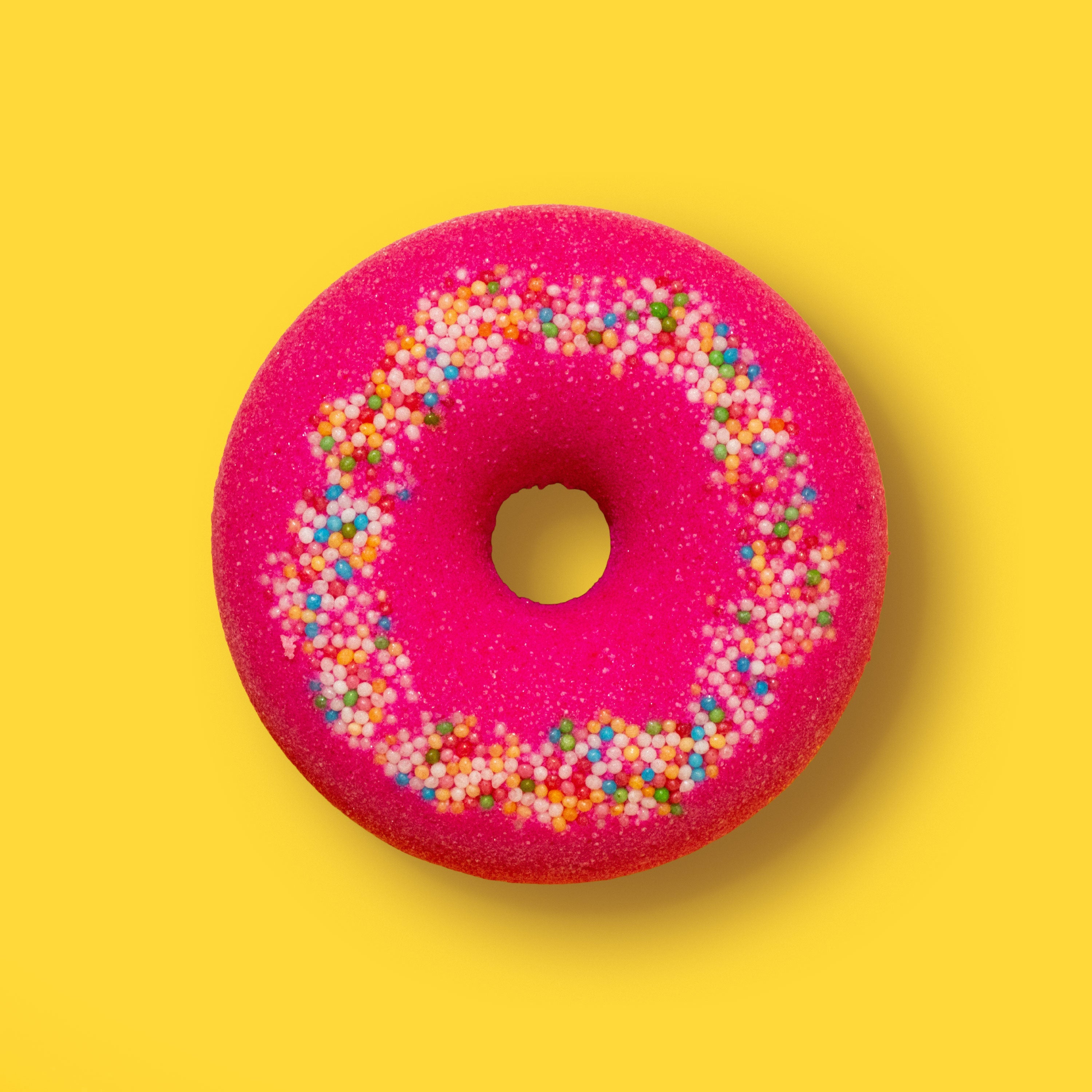 Effervescent Bath Bomb Donut - Raspberry