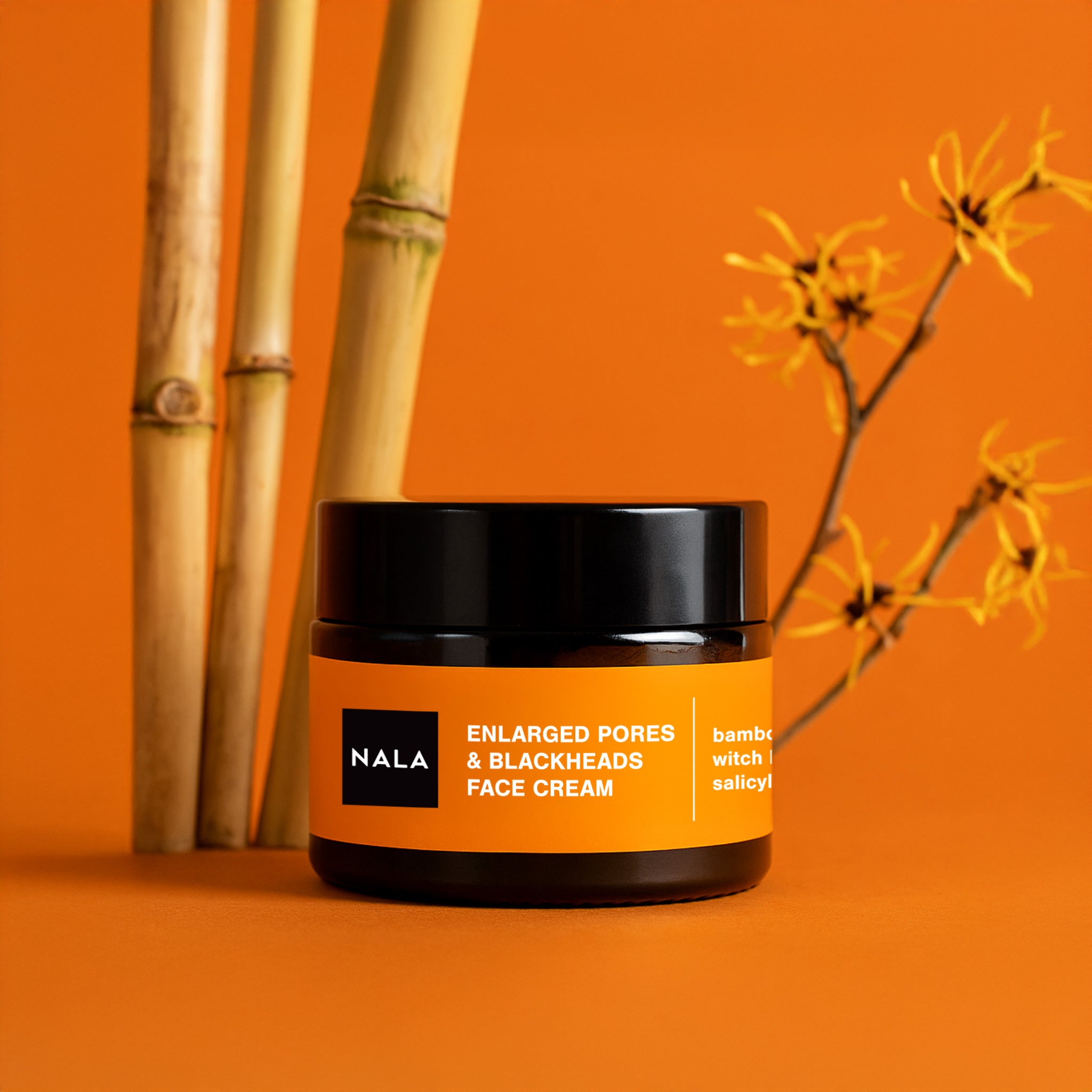 Enlarged Pores &amp; Blackheads Cream – Combination Skin – Bamboo Charcoal, Salicylic Acid &amp; Witch Hazel Extract