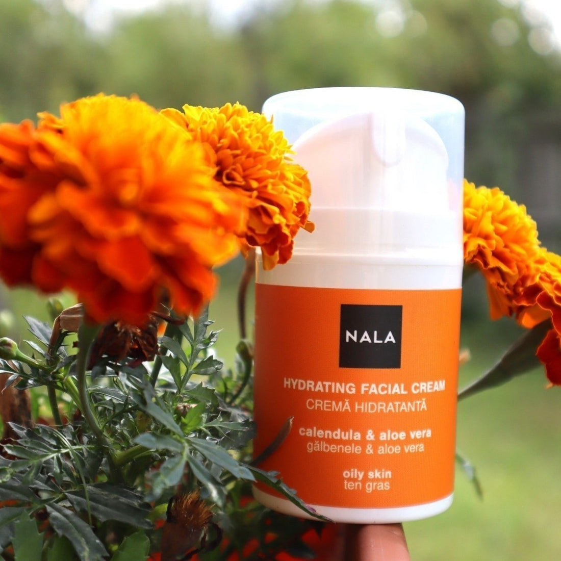 Mattifying Face Cream - Oily Skin - Calendula &amp; Aloe Vera
