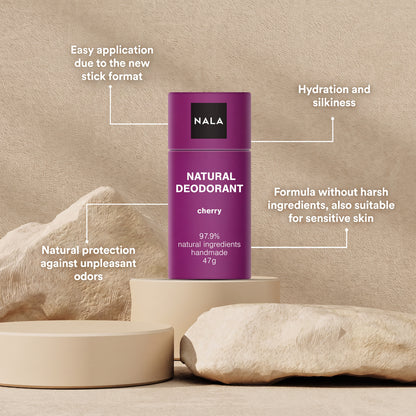 Natural Stick Deodorant - Cherry