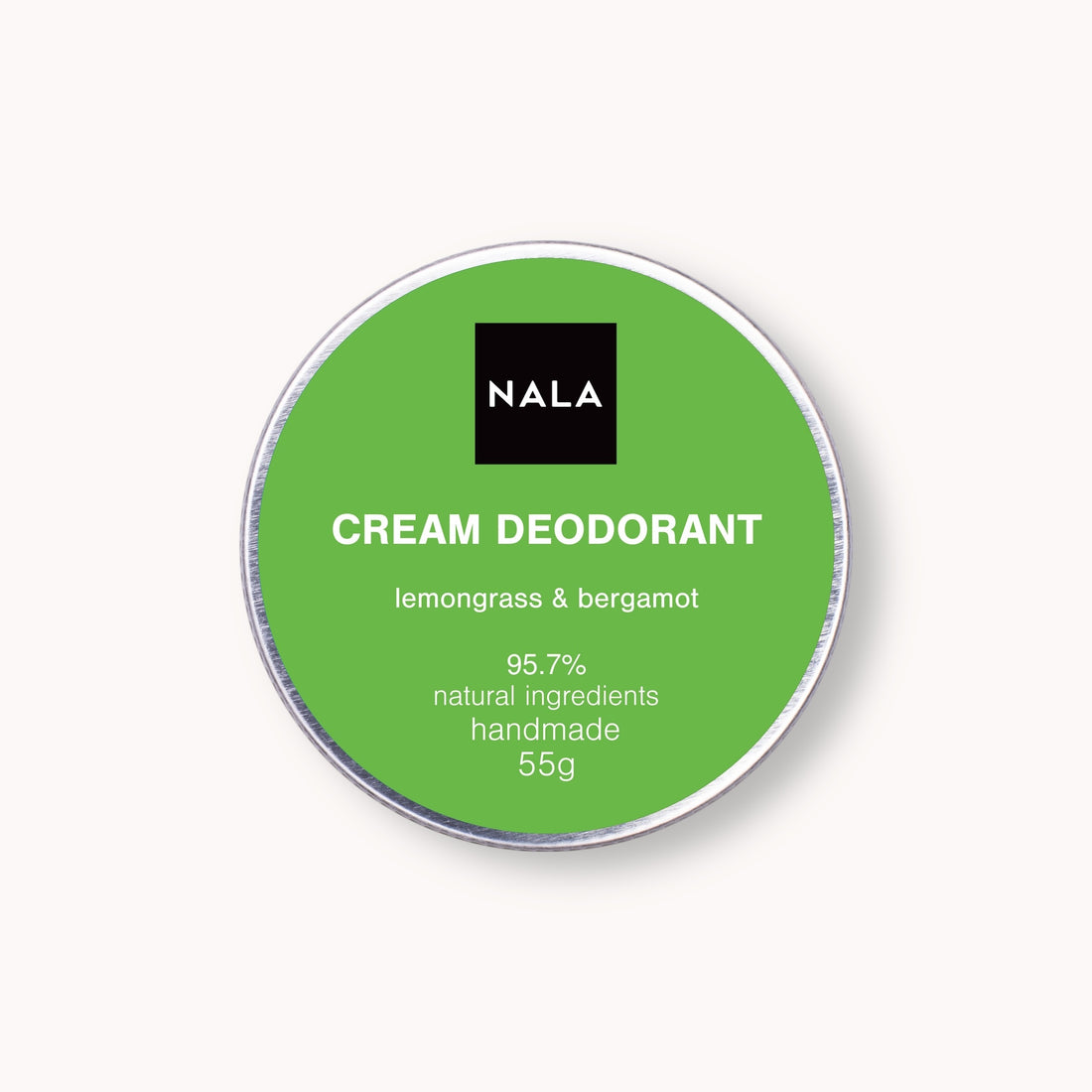 Cream Deodorant - Bergamot &amp; Lemongrass