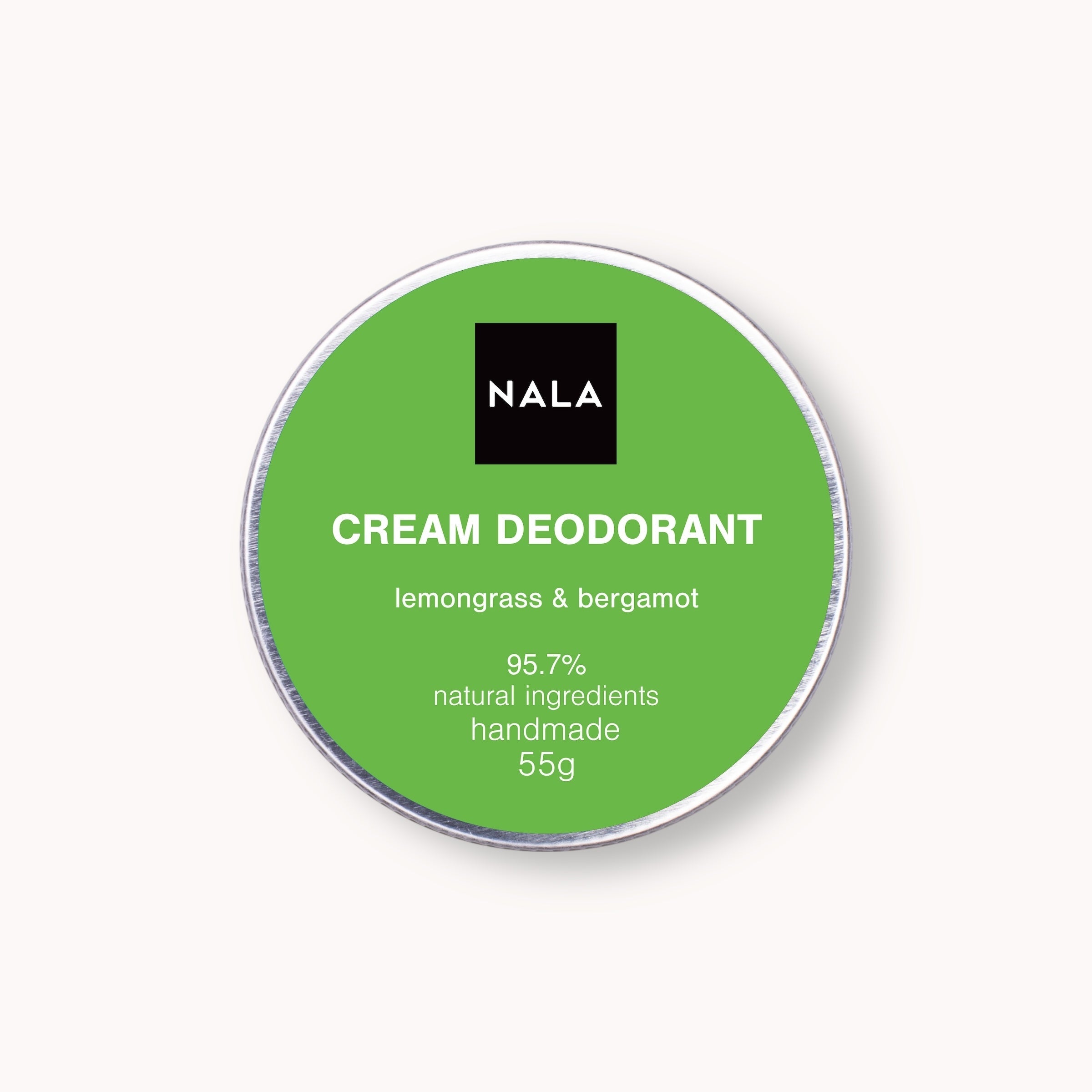 Cream Deodorant - Bergamot &amp; Lemongrass
