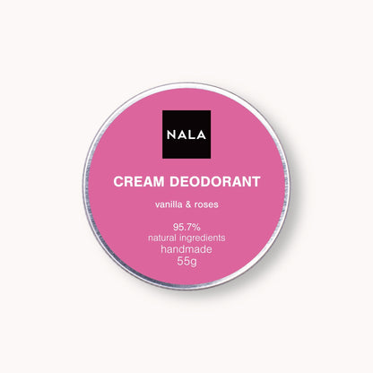 Cream Deodorant - Vanilla &amp; Roses