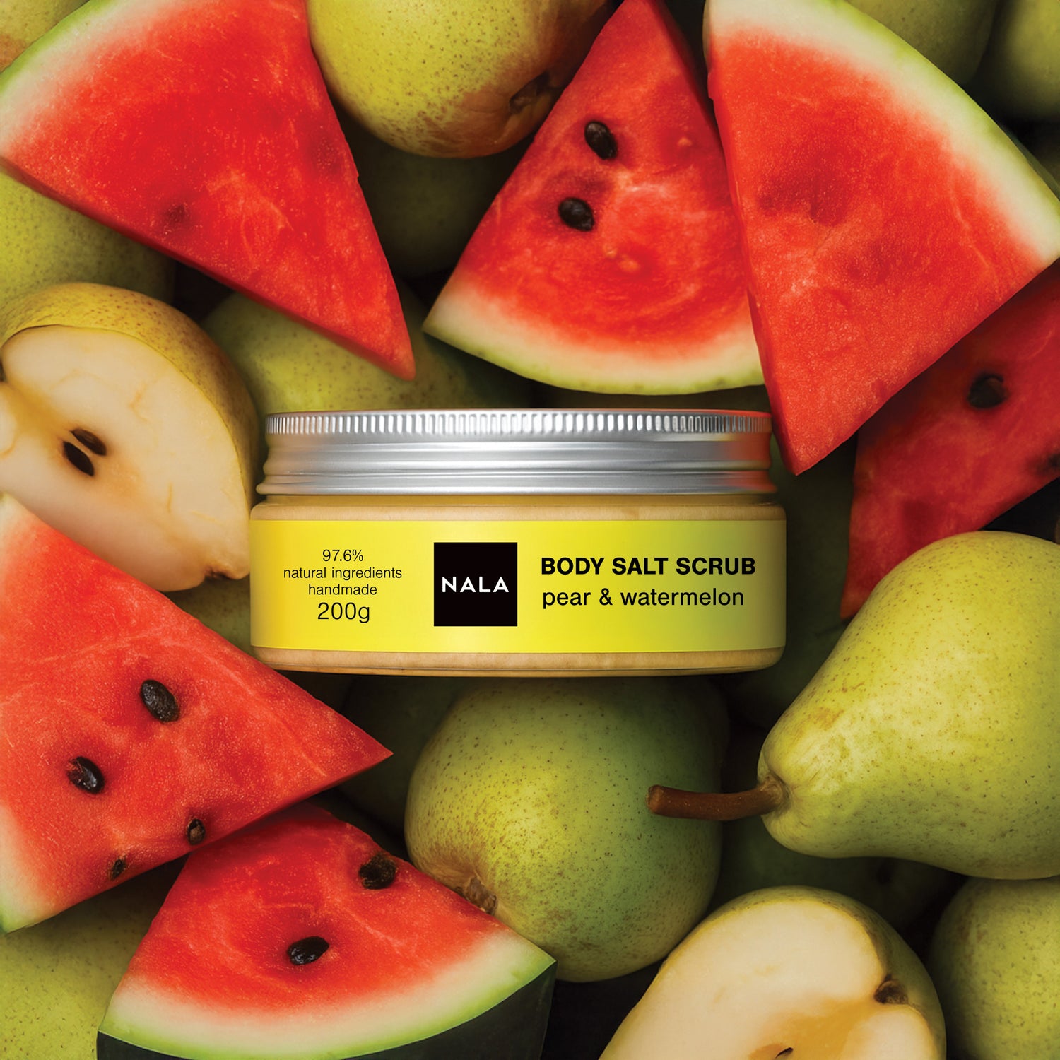 Body Salt Scrub - Pear &amp; Watermelon