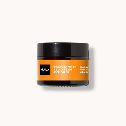 Enlarged Pores &amp; Blackheads Cream – Combination Skin – Bamboo Charcoal, Salicylic Acid &amp; Witch Hazel Extract