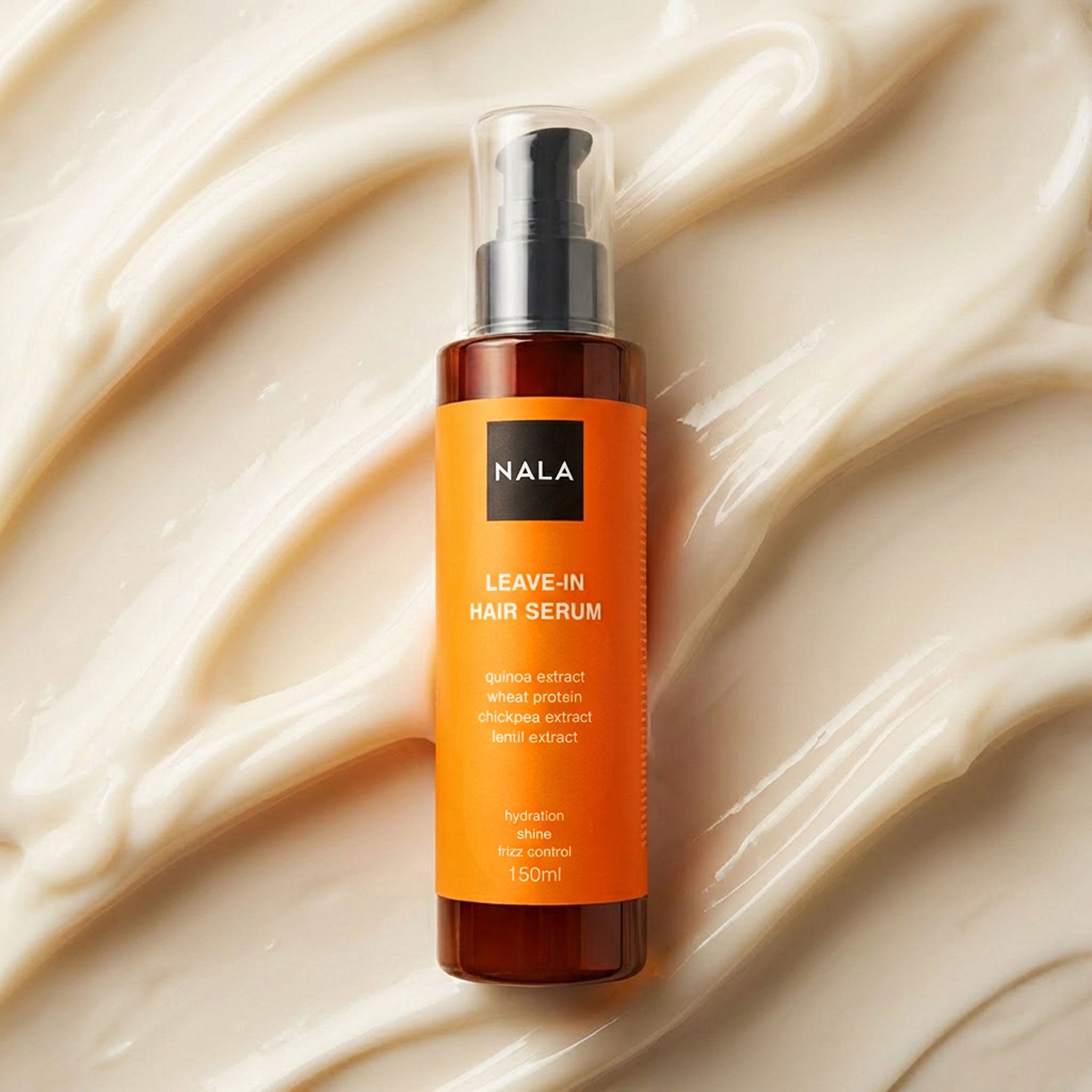 Leave-In Hair Serum - Vegan Keratin &amp; Wheat Proteins