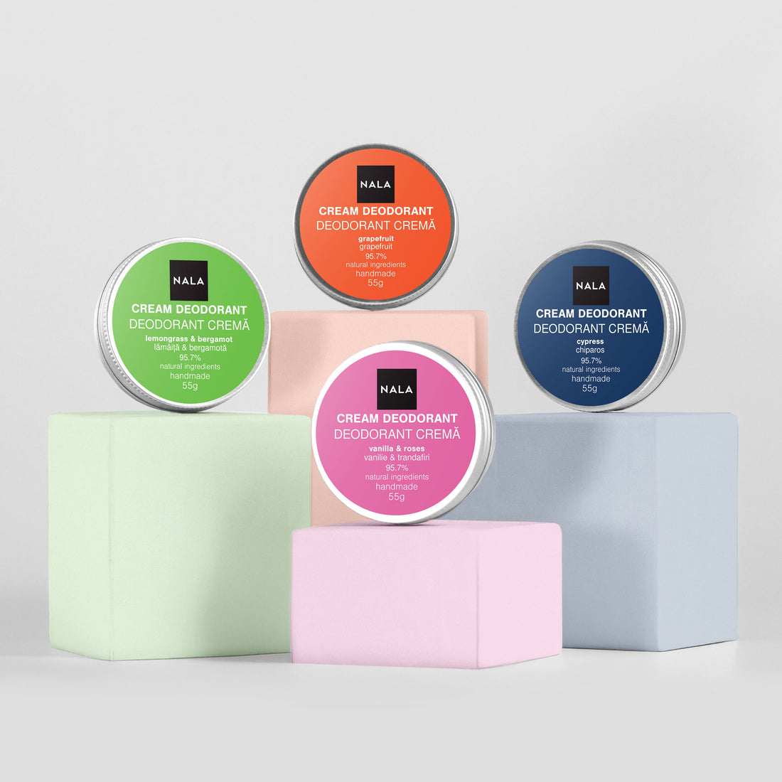 Natural Deodorants – Fresh Start 4-Pack