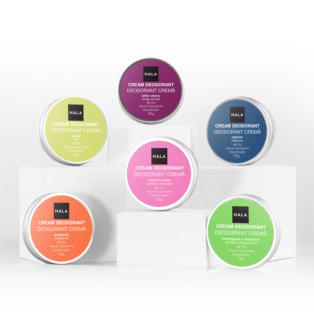 Natural Deodorants – Fresh Start 6-Pack