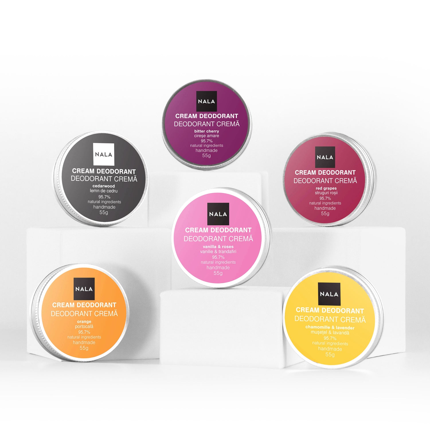 Natural Deodorants – Fresh Mode ON 6-Pack