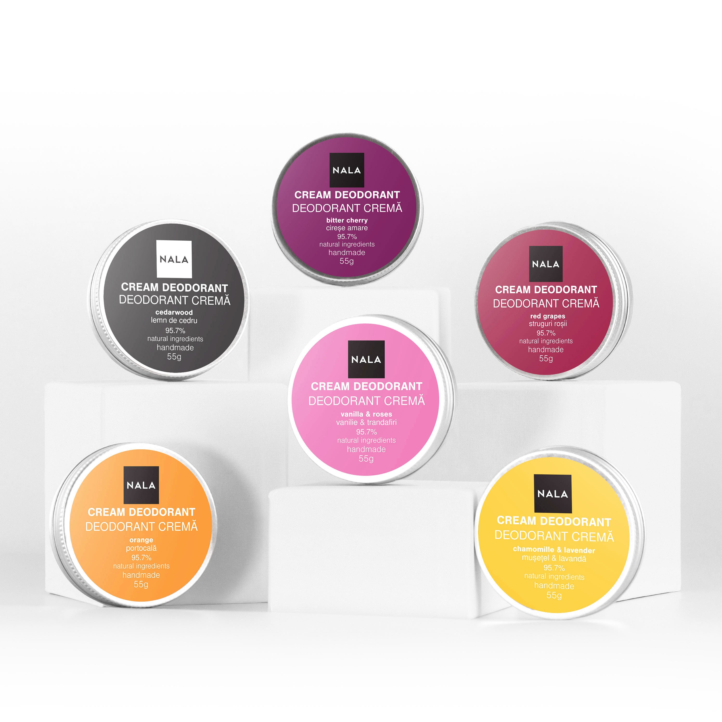 Natural Deodorants – Fresh Mode ON 6-Pack