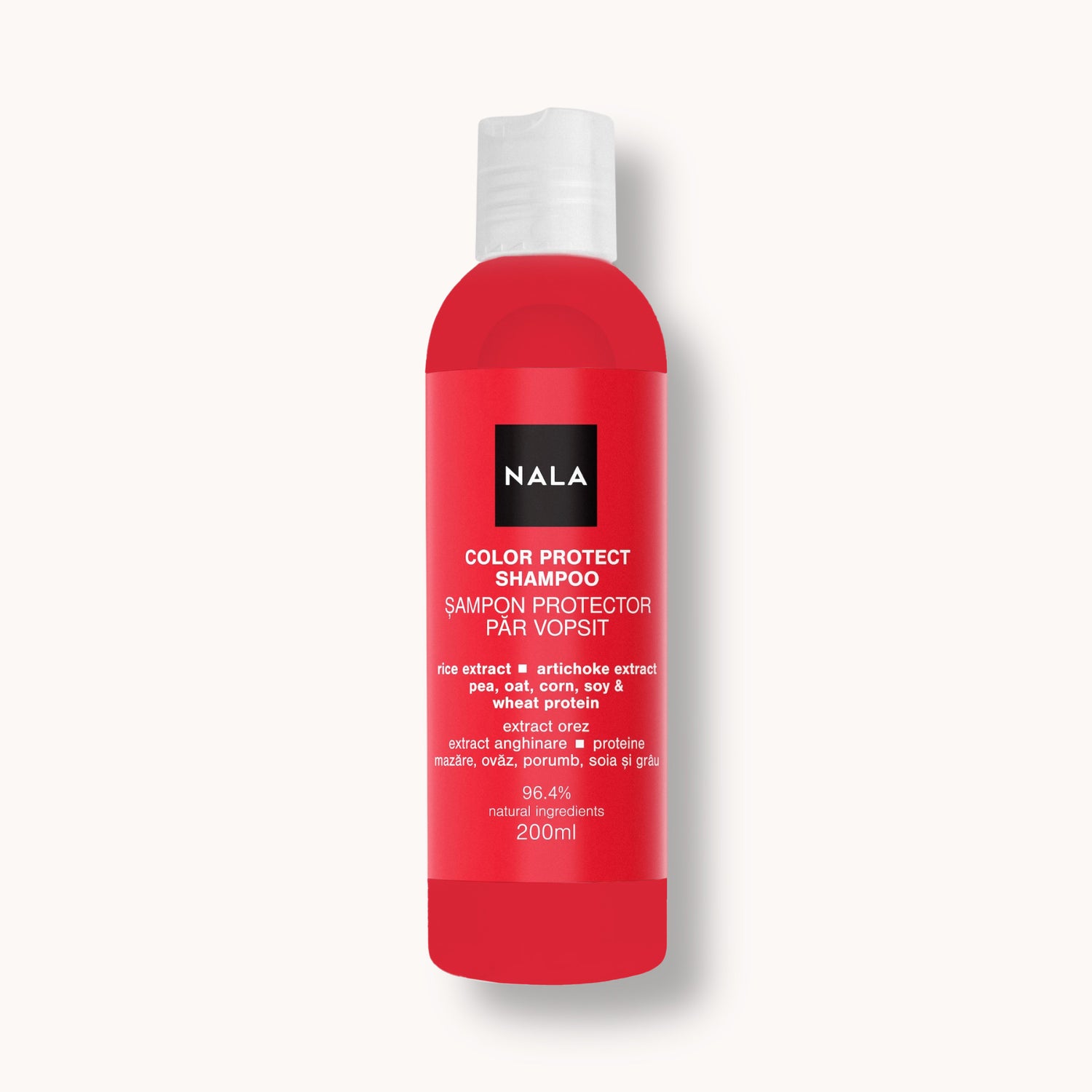 Protective Shampoo for Colored Hair – Rice Extract, Artichoke, Pea, Oat, Corn, Soy, and Wheat Proteins