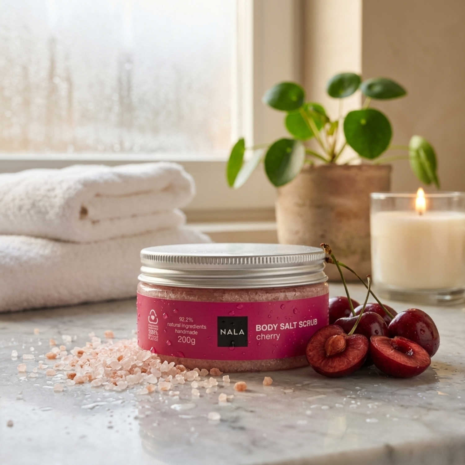 Body Salt Scrub - Cherry
