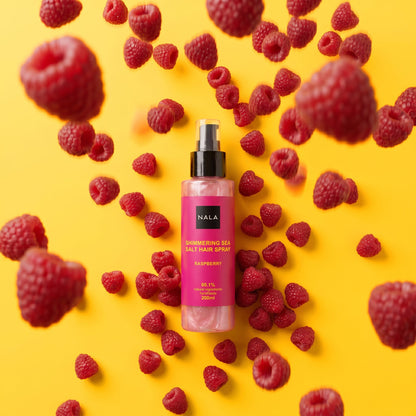 Shimmering Sea Salt Hair Spray PINK - Raspberry