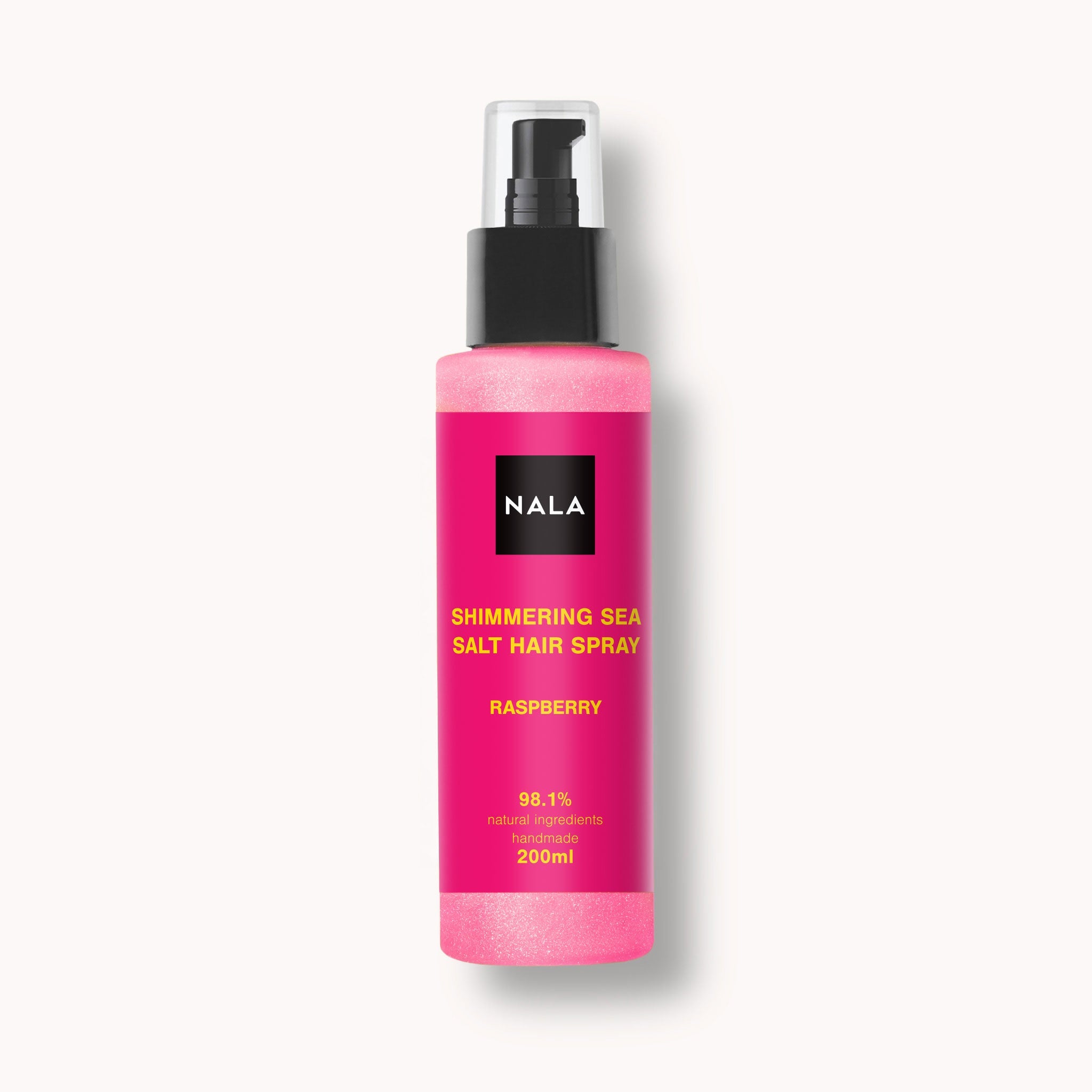 Shimmering Sea Salt Hair Spray PINK - Raspberry